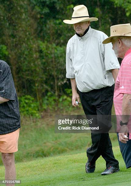 Singer/Songwriter Rudy Gatlin attends The 23nd Annual Vinny Pro-Celebrity-Junior Golf Invitational hosted by Vince Gill at the Golf Club of Tennessee...