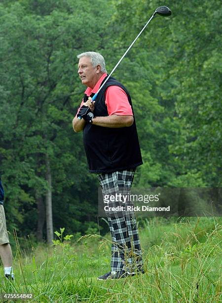 Former MLB player Tommy John attends The 23nd Annual Vinny Pro-Celebrity-Junior Golf Invitational hosted by Vince Gill at the Golf Club of Tennessee...