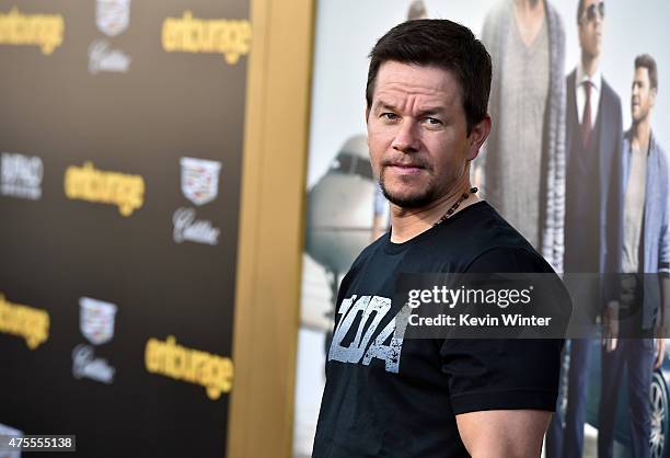 Actor/producer Mark Wahlberg attends the premiere of Warner Bros. Pictures' "Entourage" at Regency Village Theatre on June 1, 2015 in Westwood,...