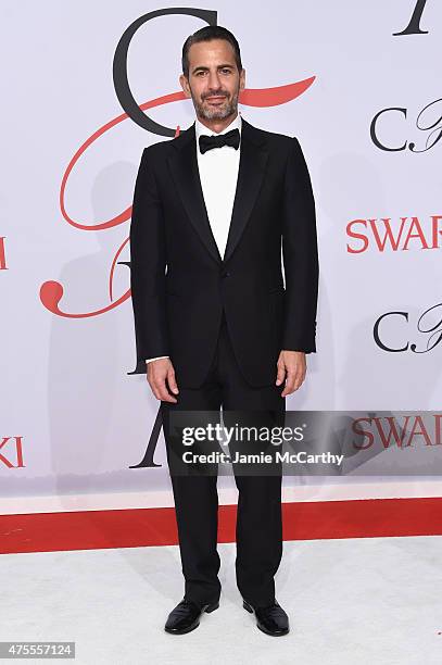 Designer Marc Jacobs attends the 2015 CFDA Fashion Awards at Alice Tully Hall at Lincoln Center on June 1, 2015 in New York City.