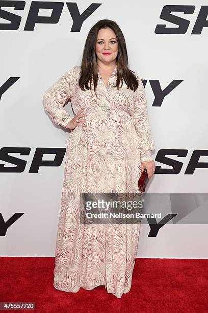 Actress Melissa McCarthy attends the 'Spy' New York Premiere at AMC Loews Lincoln Square on June 1, 2015 in New York City.