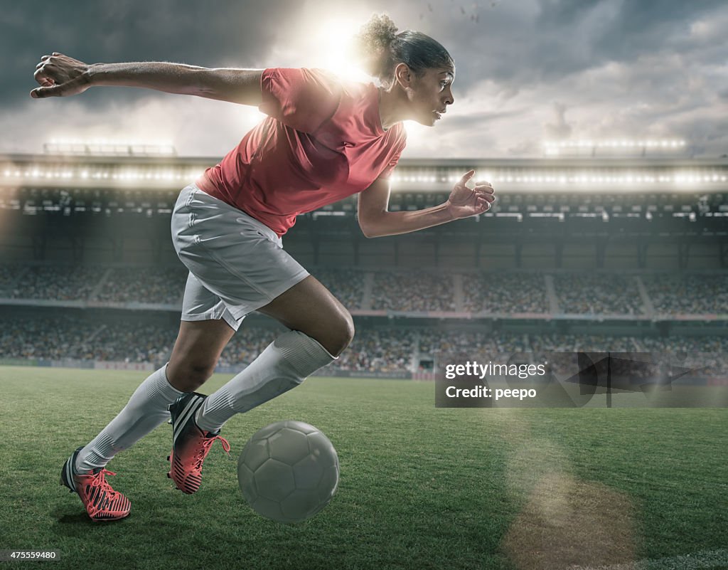 Female Soccer Superstar