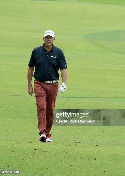 Professional Golfer Tom Lehman attends The 23nd Annual Vinny Pro-Celebrity-Junior Golf Invitational hosted by Vince Gill at the Golf Club of...