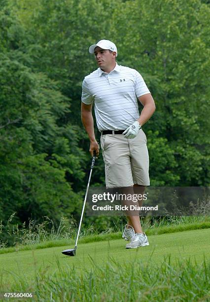 Professional Golfer Scott Stallings attends The 23nd Annual Vinny Pro-Celebrity-Junior Golf Invitational hosted by Vince Gill at the Golf Club of...