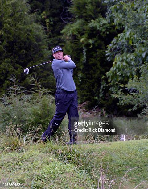 Professional Golfer Ricky Barnes attends The 23nd Annual Vinny Pro-Celebrity-Junior Golf Invitational hosted by Vince Gill at the Golf Club of...