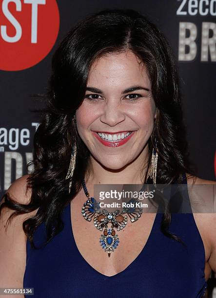 Lindsay Mendez attends Second Stage 36th Anniversary Gala on June 1, 2015 in New York City.