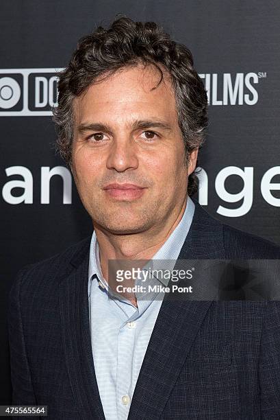 Actor Mark Ruffalo attends the "Larry Kramer in Love and Anger" New York Premiere at Time Warner Center on June 1, 2015 in New York City.