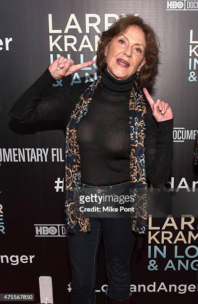 Actress Kelly Bishop attends the "Larry Kramer in Love and Anger" New York Premiere at Time Warner Center on June 1, 2015 in New York City.