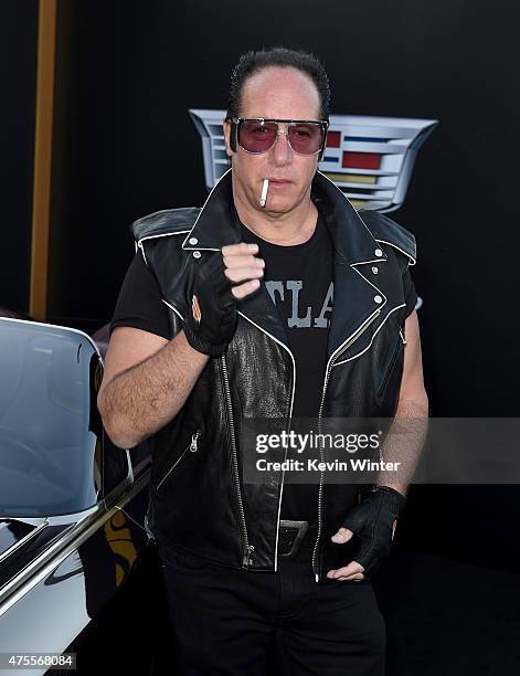 Comedian Andrew Dice Clay attends the premiere of Warner Bros. Pictures' "Entourage" at Regency Village Theatre on June 1, 2015 in Westwood,...