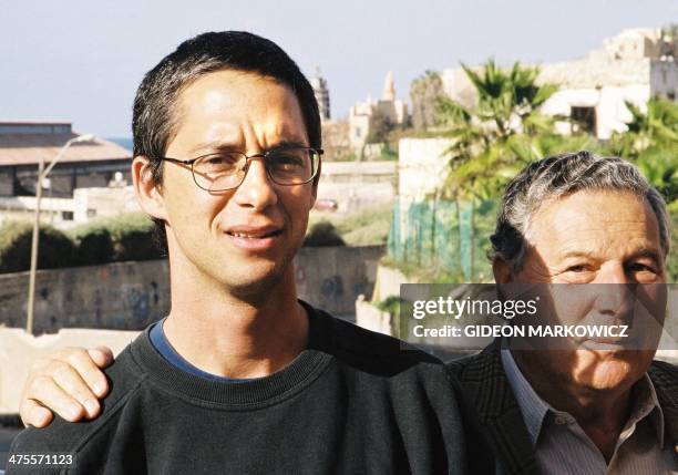 Picture taken 05 February 2001, one day before the last Israeli election for Prime Minister, shows Gilad Sharon , son of Israeli Prime Minister Ariel...