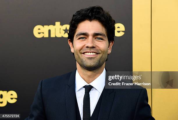 Actor Adrian Grenier attends the premiere of Warner Bros. Pictures' "Entourage" at Regency Village Theatre on June 1, 2015 in Westwood, California.