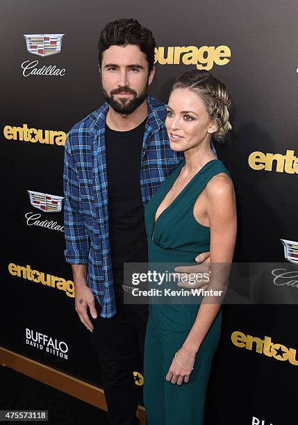 Brody Jenner and Kaitlynn Carter attend the premiere of Warner Bros. Pictures' "Entourage" at Regency Village Theatre on June 1, 2015 in Westwood,...