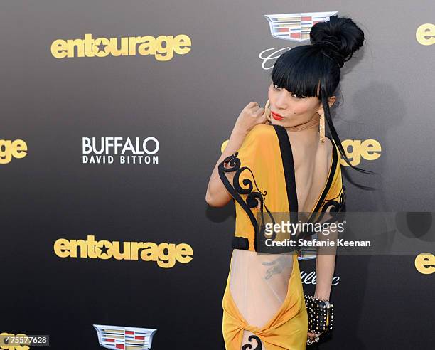 Actress Bai Ling attends the premiere of ENTOURAGE, sponsored by Buffalo David Bitton, at the Regency Village Theatre on June 1, 2015 in Westwood,...