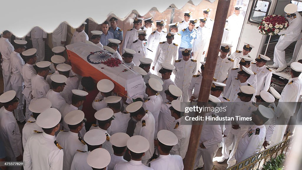 Funeral Of Indian Navy officer Kapish Muwal With Full military Honours