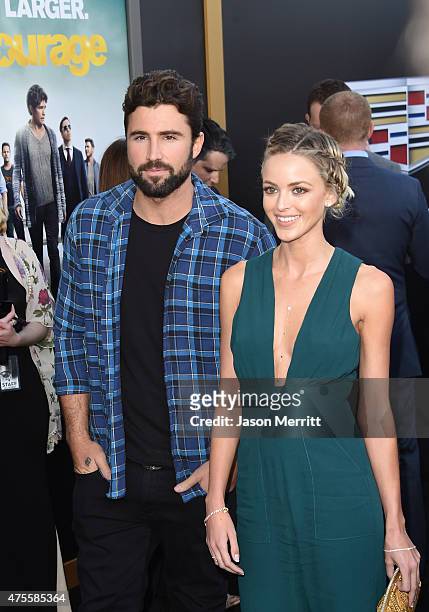 Brody Jenner and Kaitlynn Carter attends the premiere of Warner Bros. Pictures' "Entourage" at Regency Village Theatre on June 1, 2015 in Westwood,...