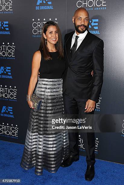 Writer John Ridley and Gayle Ridley attend the 5th annual Critics' Choice Television Awards at The Beverly Hilton Hotel on May 31, 2015 in Beverly...