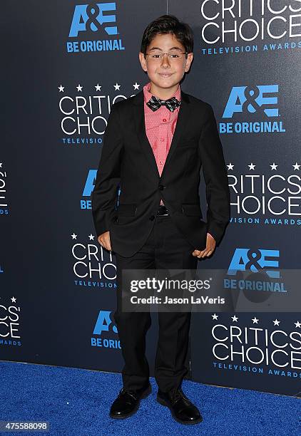 Actor Blake Garrett Rosenthal attends the 5th annual Critics' Choice Television Awards at The Beverly Hilton Hotel on May 31, 2015 in Beverly Hills,...