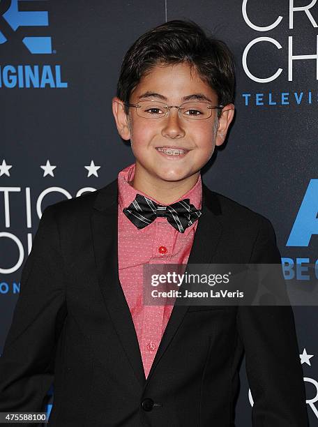 Actor Blake Garrett Rosenthal attends the 5th annual Critics' Choice Television Awards at The Beverly Hilton Hotel on May 31, 2015 in Beverly Hills,...