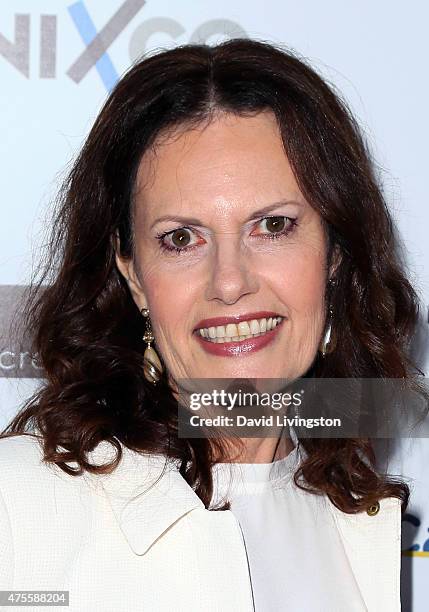 Heath Ledger's mother Sally Bell attends Australians In Film Heath Ledger Scholarship Announcement Dinner at Sunset Marquis Hotel & Villas on June 1,...