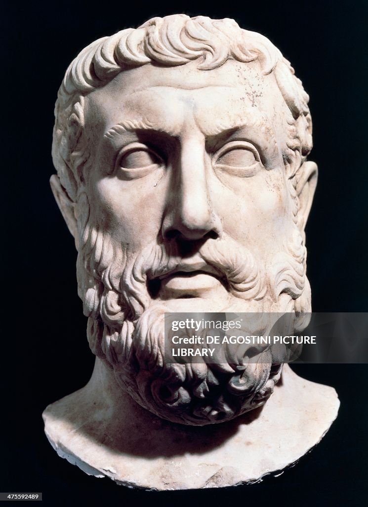 Bust of Parmenides...