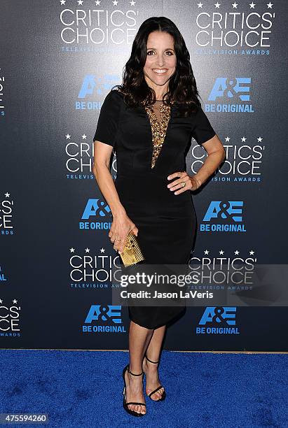 Actress Julia Louis-Dreyfus attends the 5th annual Critics' Choice Television Awards at The Beverly Hilton Hotel on May 31, 2015 in Beverly Hills,...