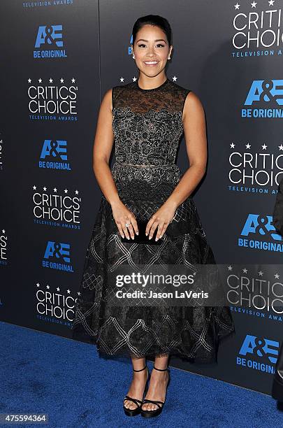 Actress Gina Rodriguez attends the 5th annual Critics' Choice Television Awards at The Beverly Hilton Hotel on May 31, 2015 in Beverly Hills,...