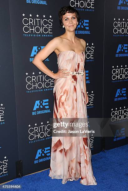 Actress Maggie Gyllenhaal attends the 5th annual Critics' Choice Television Awards at The Beverly Hilton Hotel on May 31, 2015 in Beverly Hills,...