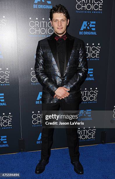 Actor Brett Dier attends the 5th annual Critics' Choice Television Awards at The Beverly Hilton Hotel on May 31, 2015 in Beverly Hills, California.