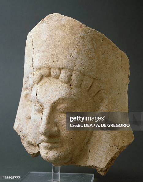 Apothican Mask Votive mask from the Sanctuary of Persephone in Locri in Contrada ...