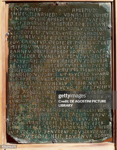 Umbrian Script 22 Etruscan Script Stock Photos, High-Res Pictures, and Images - Getty ...