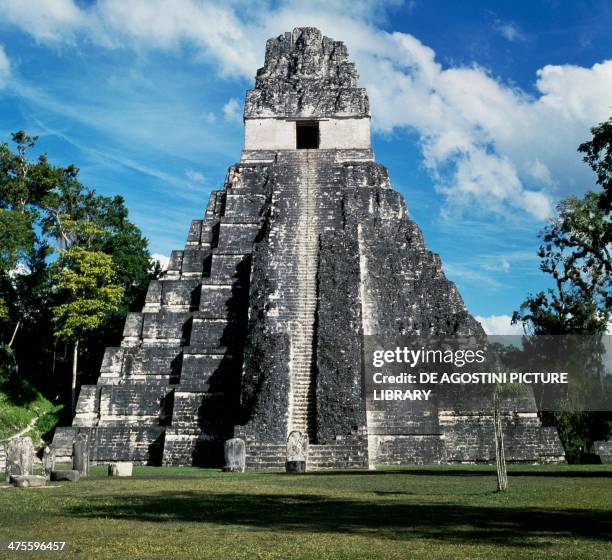 Temple I, Tikal National Park , El Peten, Guatemala. Mayan civilisation.