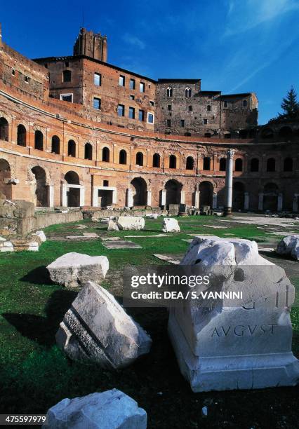 Trajan's Market, Trajan's Forum, Imperial Forum, Rome. Roman civilisation, 1st century.