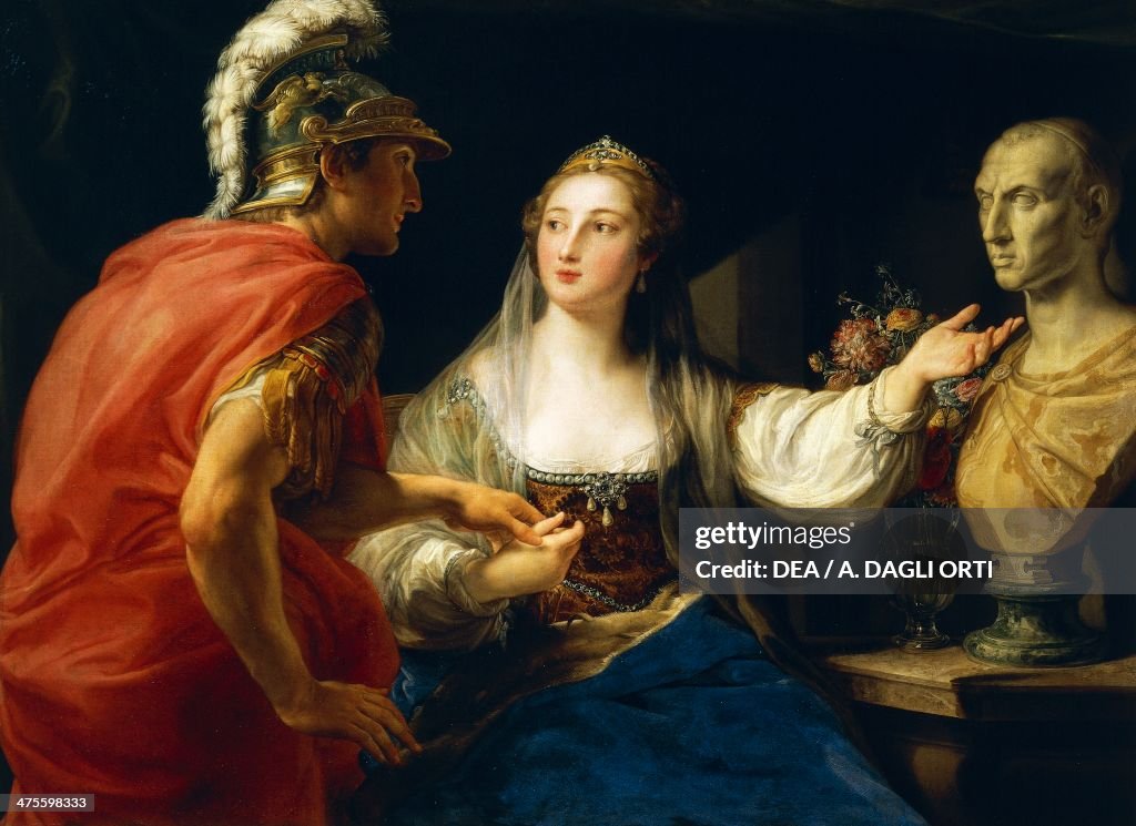 Cleopatra before Augustus...