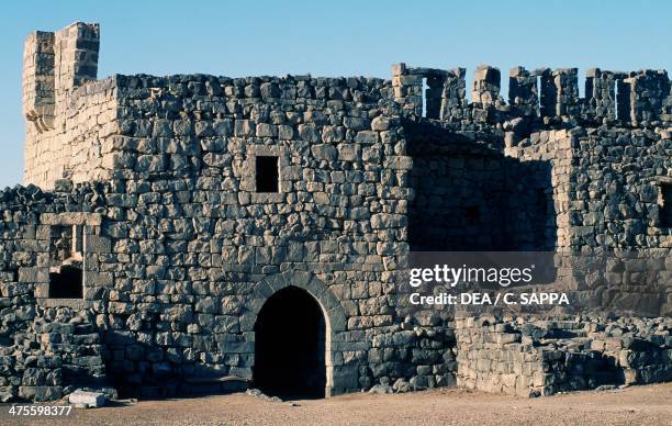 Fortress of Qasr Al-Azraq, 100 Km from Amman, Jordan. Kurdish-Muslim Ayyubid dinasty, 13th century.