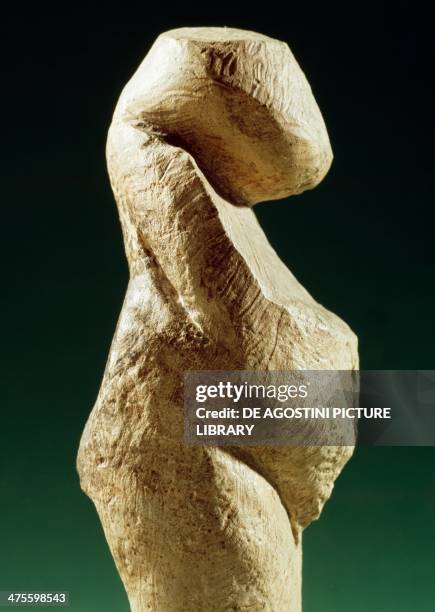 Kostionki Venus, statuette of the goddess of fertility, height 11.7 cm, from Kostyonki, Voronezh, Russia. Upper Paleolithic.