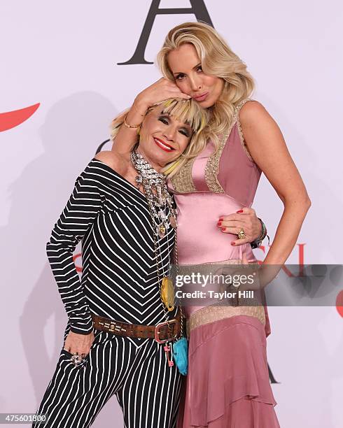 Betsey Johnson and Lulu Johnson attend the 2015 CFDA Awards at Alice Tully Hall at Lincoln Center on June 1, 2015 in New York City.