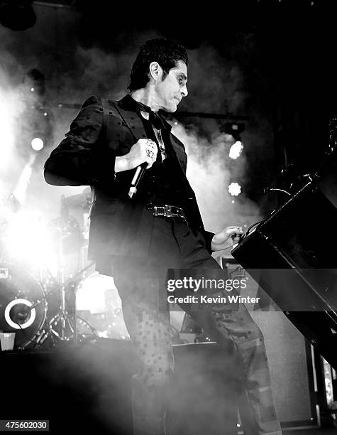 Musician Perry Farrell of Jane's Addiction performs at the after party for the premiere of Warner Bros. Pictures' "Entourage" on June 1, 2015 in Los...