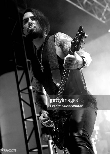 Musician Dave Navarro of Jane's Addiction performs at the after party for the premiere of Warner Bros. Pictures' "Entourage" on June 1, 2015 in Los...