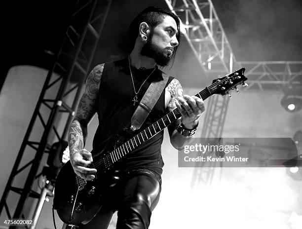 Musician Dave Navarro of Jane's Addiction performs at the after party for the premiere of Warner Bros. Pictures' "Entourage" on June 1, 2015 in Los...