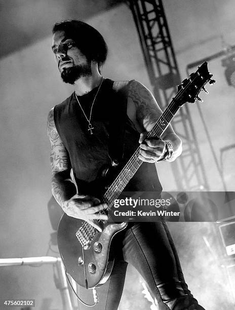 Musician Dave Navarro of Jane's Addiction performs at the after party for the premiere of Warner Bros. Pictures' "Entourage" on June 1, 2015 in Los...