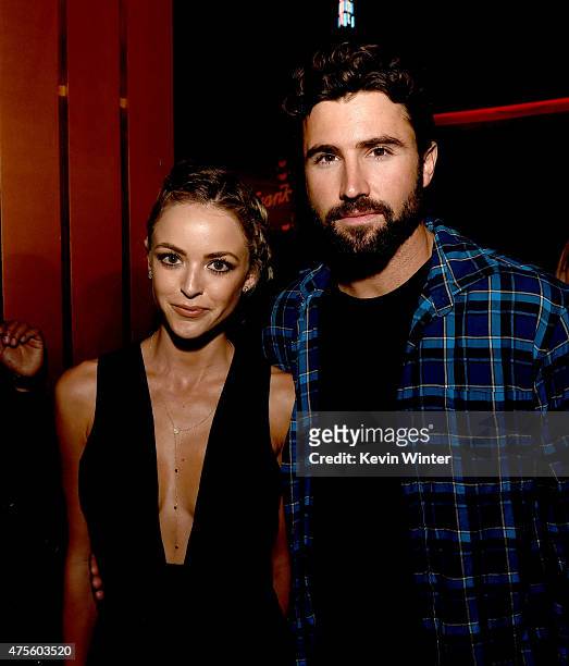 Brody Jenner and model Kaitlynn Carter pose at the after party for the premiere of Warner Bros. Pictures' "Entourage" on June 1, 2015 in Los Angeles,...