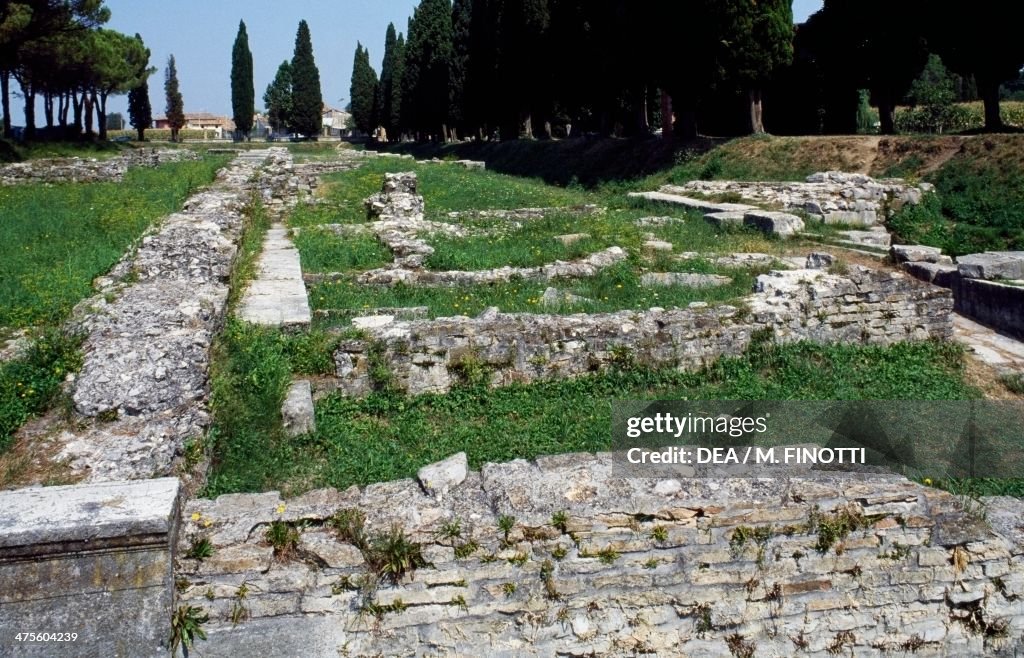 Ruins of the Roman port...