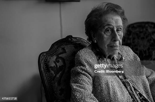 Year-old Irene Bergman, financial adviser at Stralem & Co., sits for a photograph at her home in New York, U.S., on Saturday, May 30, 2015. As one of...