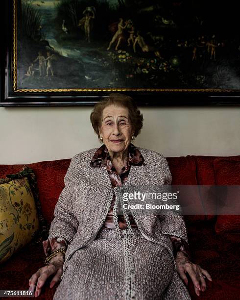 Year-old Irene Bergman, financial adviser at Stralem & Co., sits for a photograph at her home in New York, U.S., on Saturday, May 30, 2015. As one of...