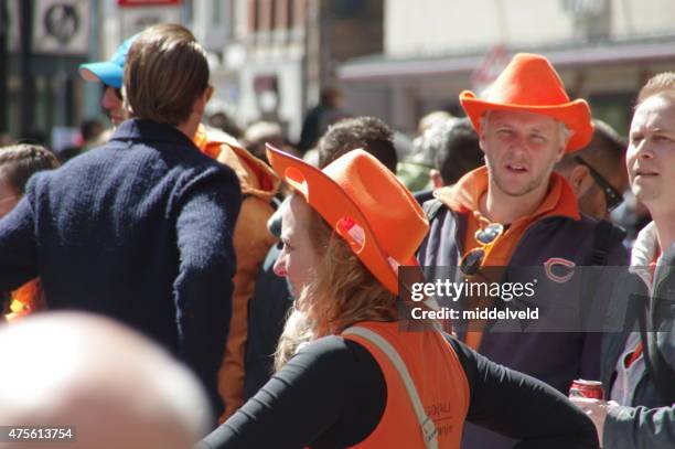 koningsdag em haarlem - koningsdag - fotografias e filmes do acervo