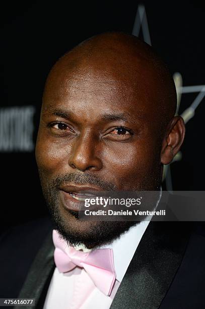 Jimmy Jean-Louis attends the 7th Annual Hollywood Domino and Bovet 1822 Gala benefiting artists for peace and justice at Sunset Tower Hotel on...