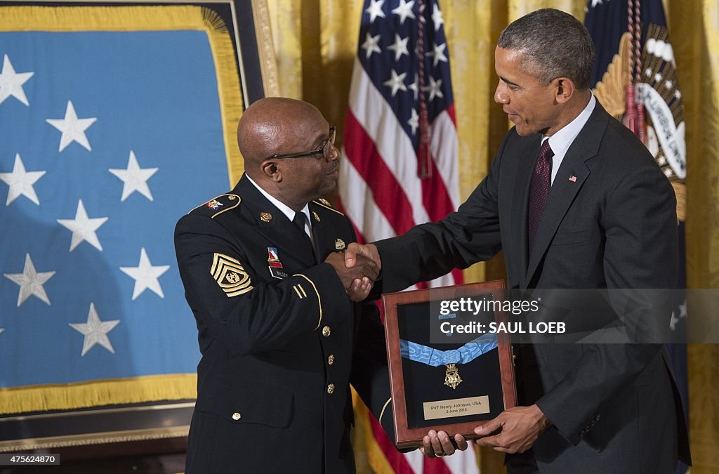 US-POLITICS-OBAMA-MEDAL OF HONOR