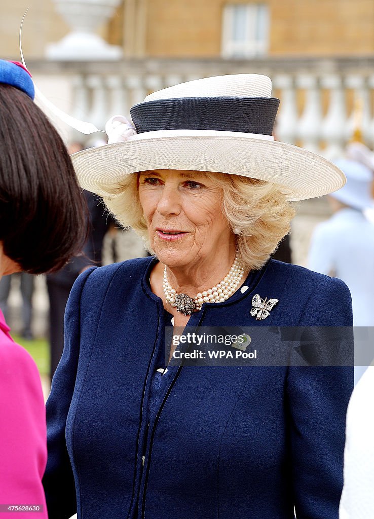 Duchess Of Cornwall Attends Garden Party For Women's Institute Centenary