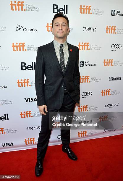 Writer/Director/Actor Joseph Gordon-Levitt arrives at the "Don Jon" Premiere during the 2013 Toronto International Film Festival at Princess of Wales...