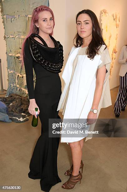 India Rose James and Nell Campbell attend the Maison Mais Non launch party as Micheal Neeson launches fashion gallery in Soho on June 2, 2015 in...